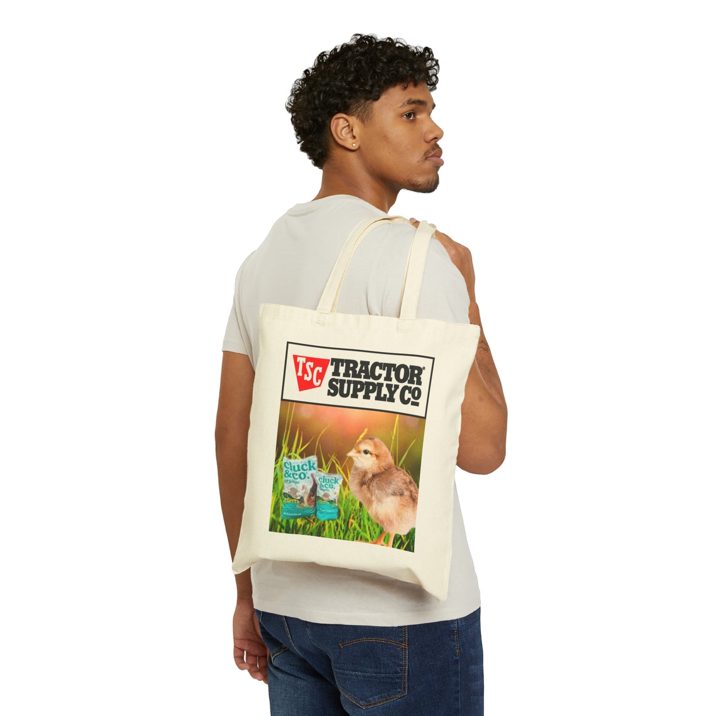 Single Side Print Custom - Cotton Canvas Tote Bag