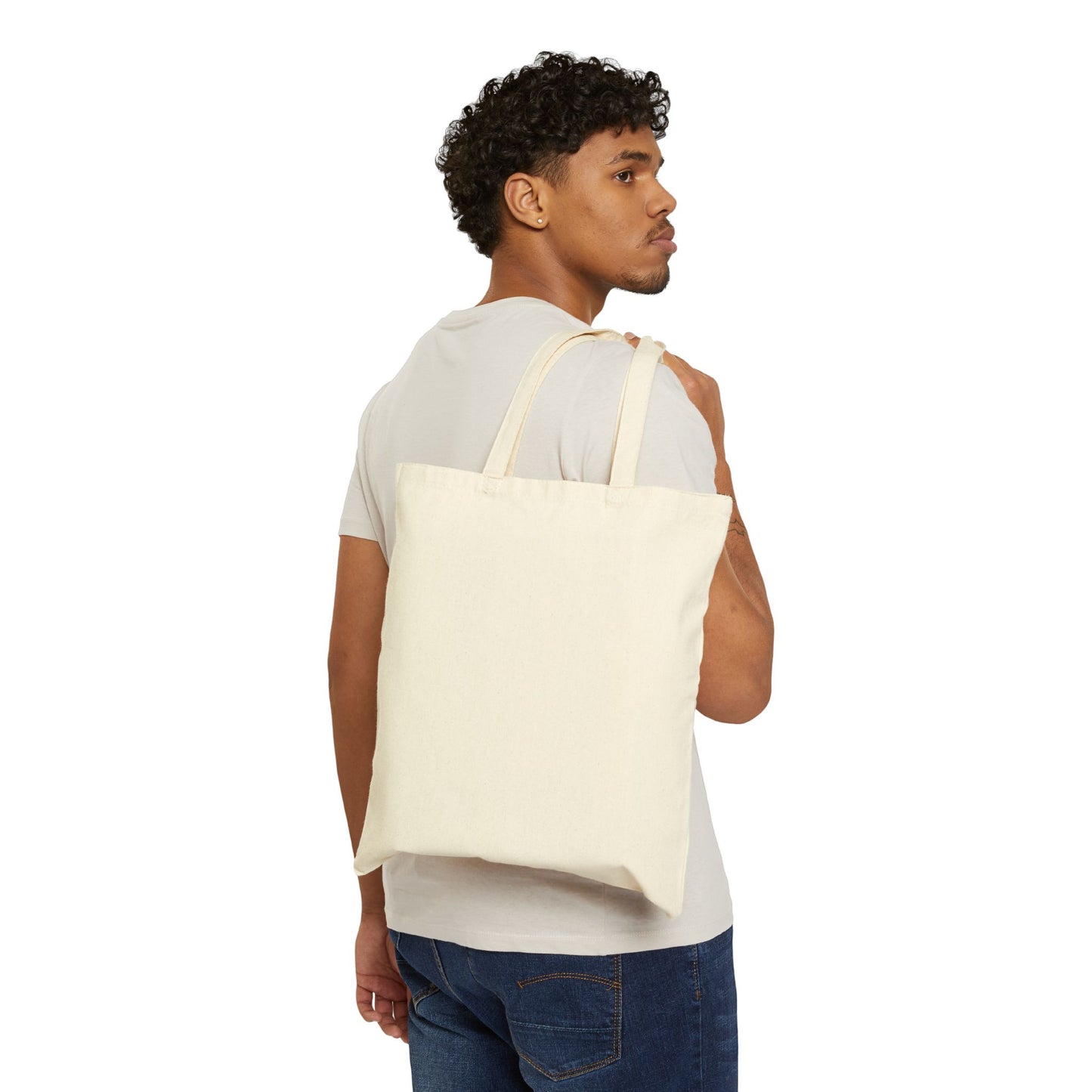 Single Side Print Custom - Cotton Canvas Tote Bag