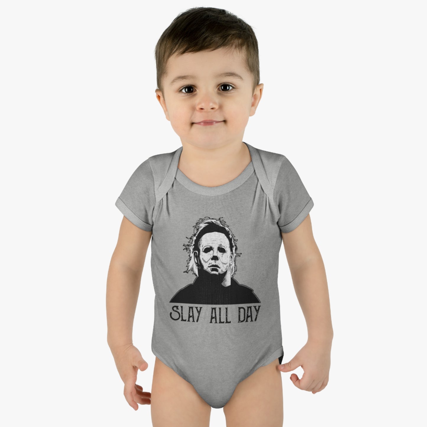 Slay All Day MM - Infant Baby Rib Bodysuit