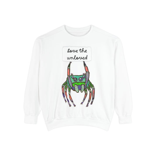 Love the Unloved - Unisex Garment-Dyed Sweatshirt