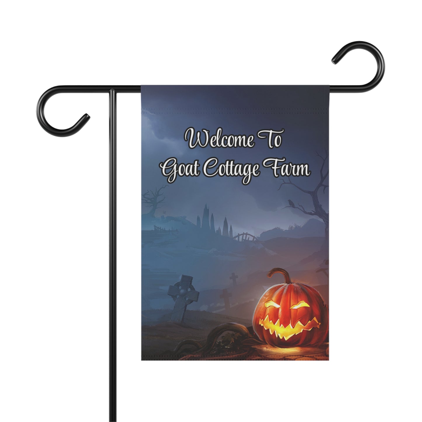 Custom Halloween Edition (Goat Cottage Farm used as example) - Garden & House Banner