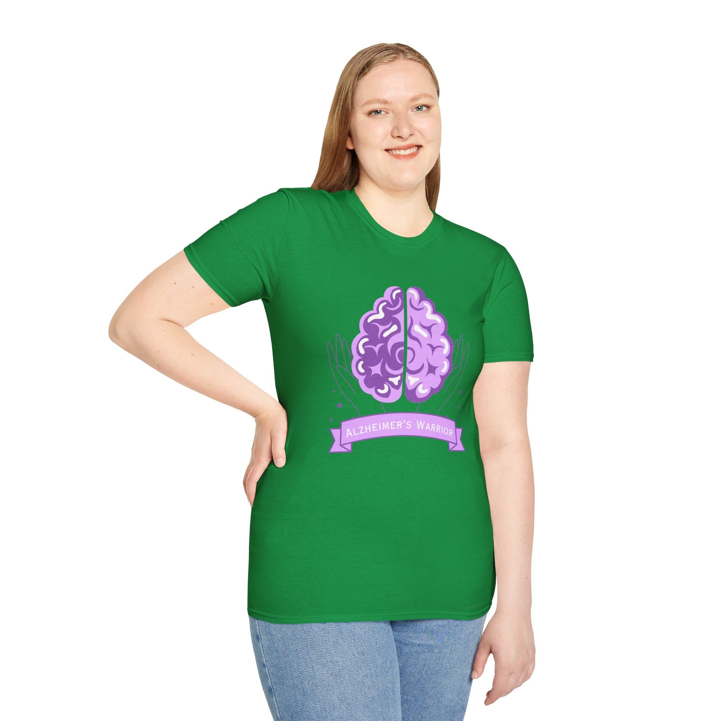 Alzheimer's Warrior - Unisex Softstyle T-Shirt