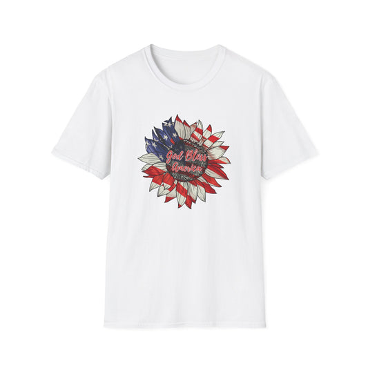 God Bless America - Unisex Softstyle T-Shirt