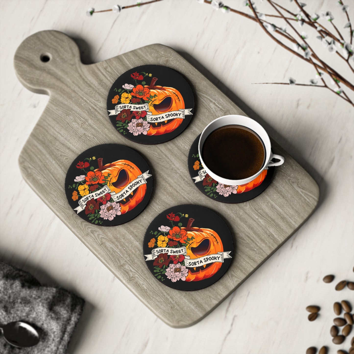 Sorta Sweet Sorta Spooky - Coasters