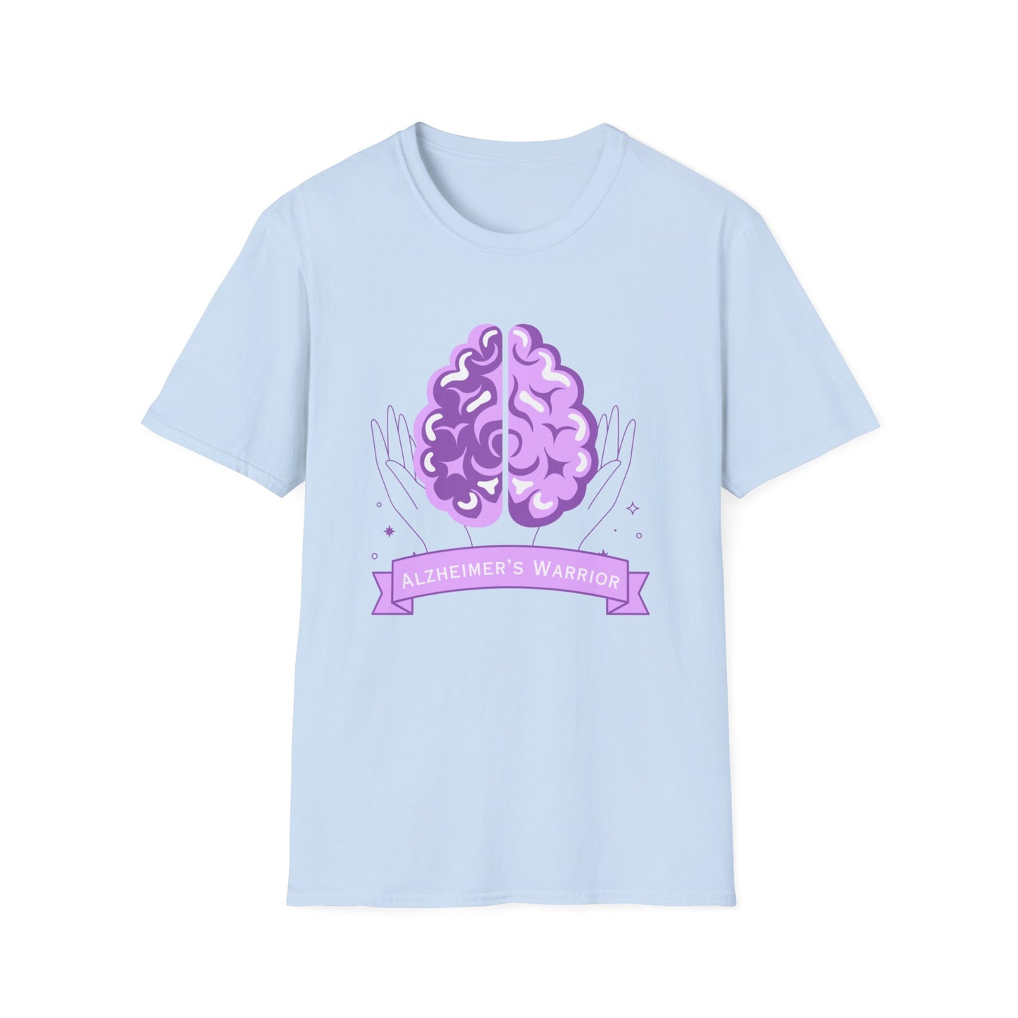 Alzheimer's Warrior - Unisex Softstyle T-Shirt