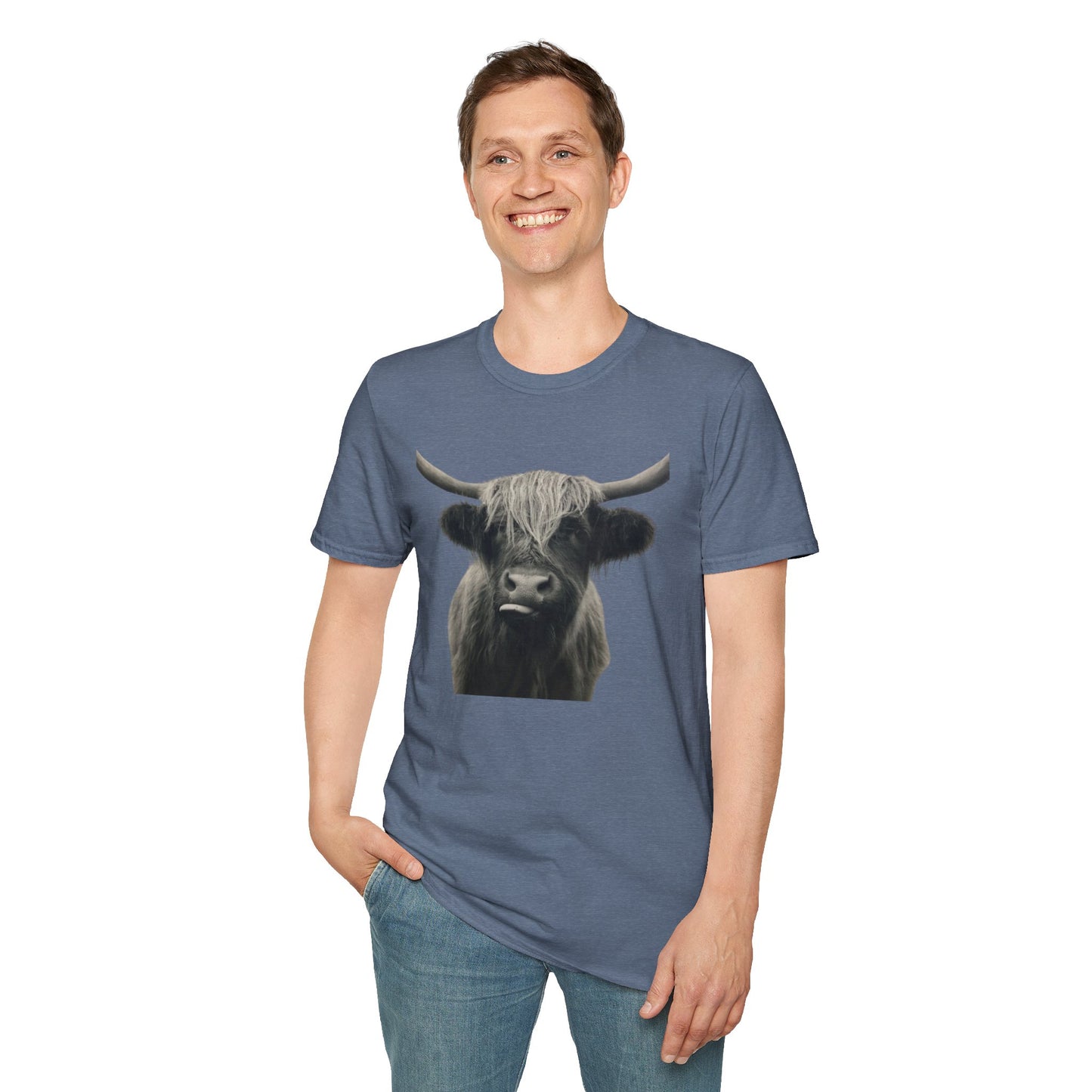 Just a Highland Cow - Unisex Softstyle T-Shirt