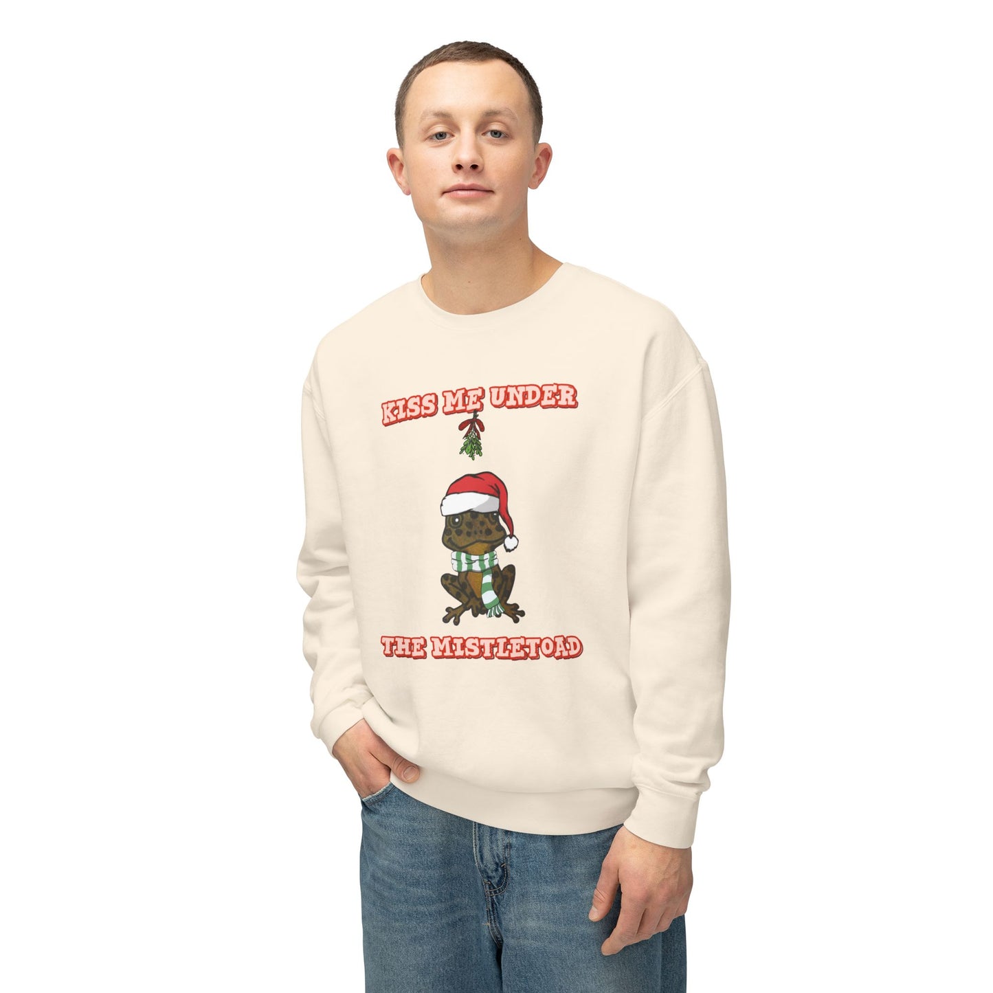 MistleToad - Unisex Lightweight Crewneck Sweatshirt