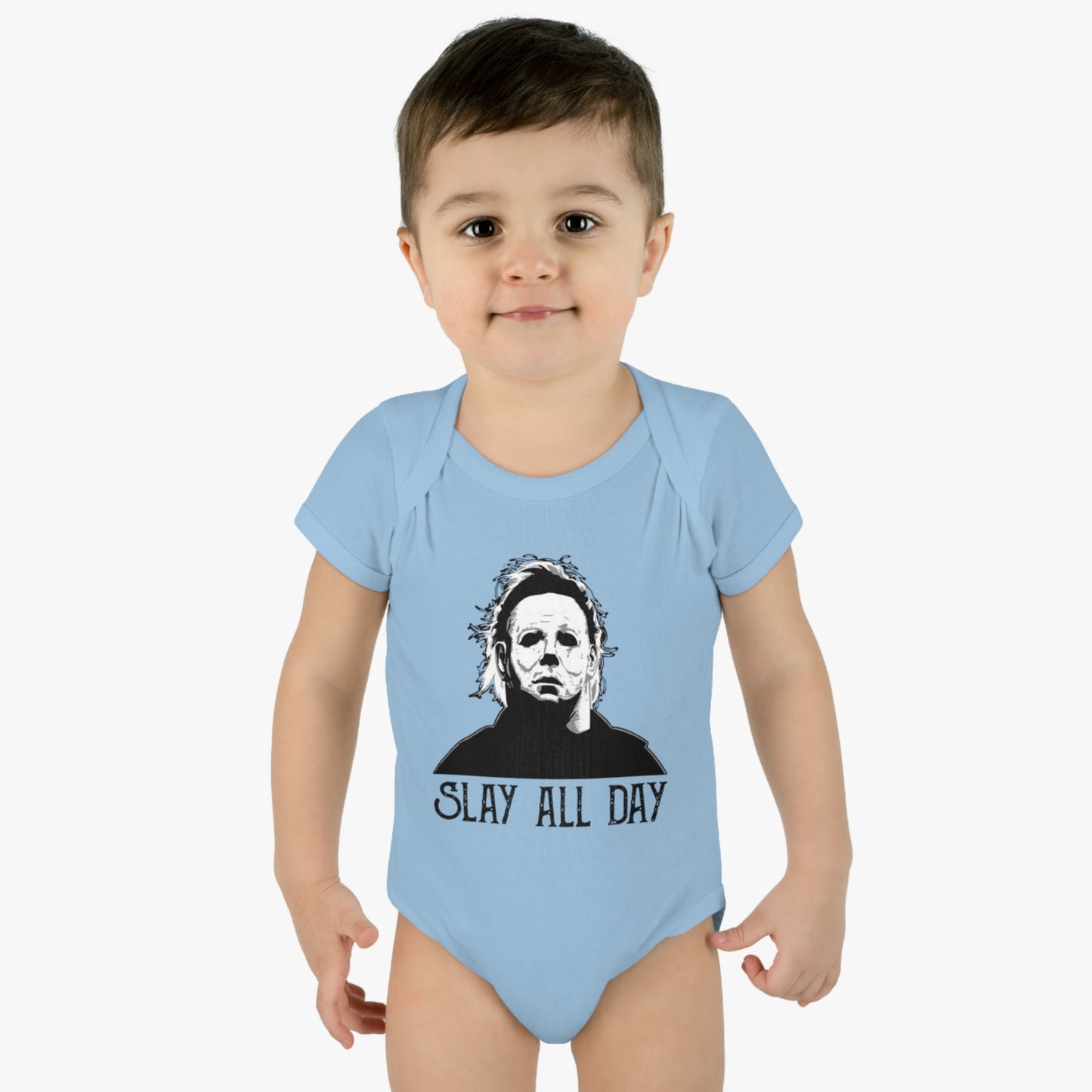 Slay All Day MM - Infant Baby Rib Bodysuit