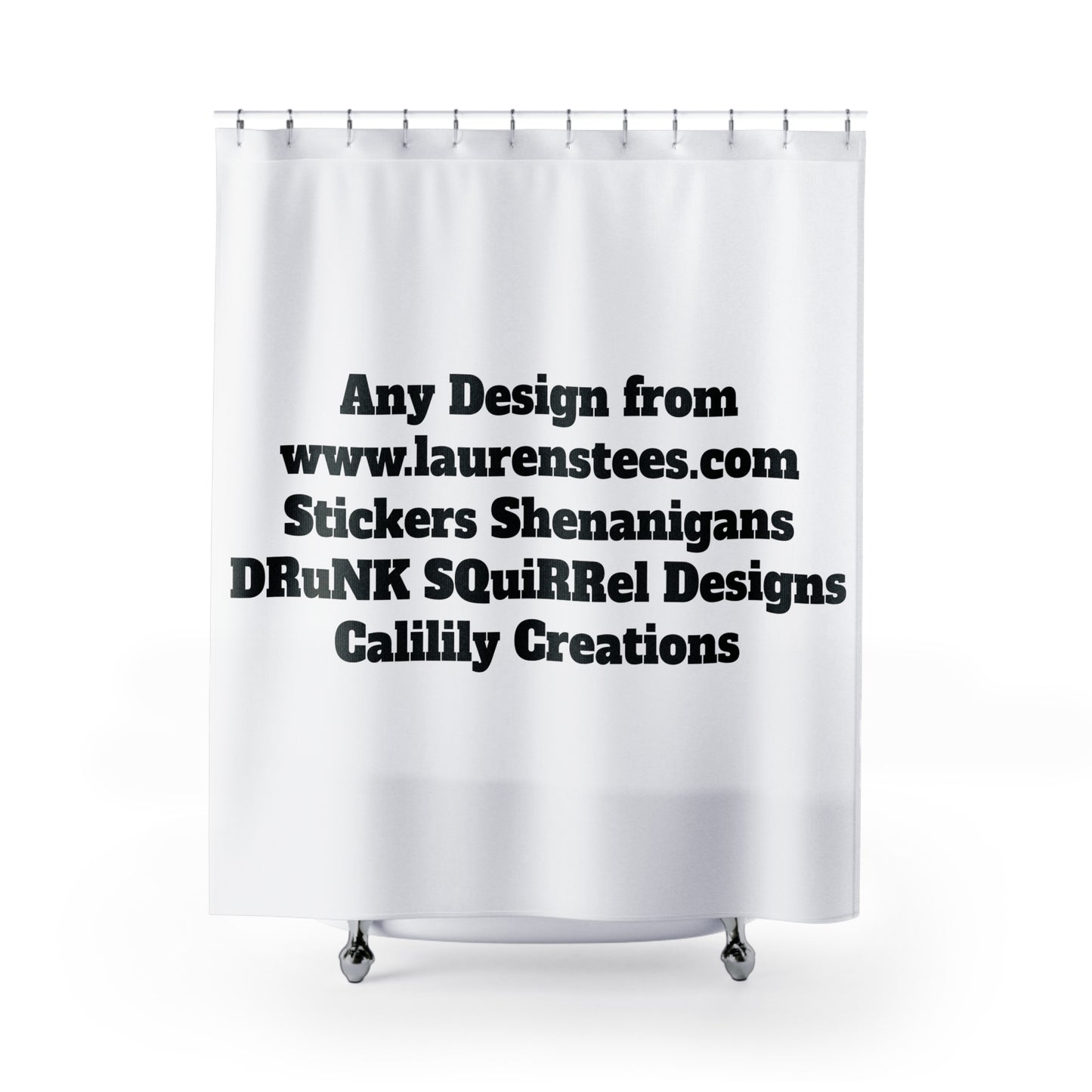 Any Design or site or Custom Shower Curtains - Shower Curtains