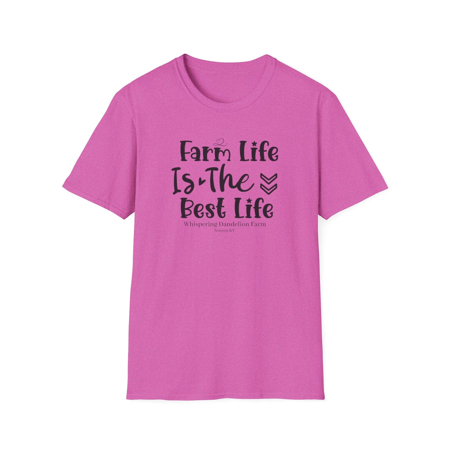 Farm Life is the Best Life WDF - Unisex Softstyle T-Shirt