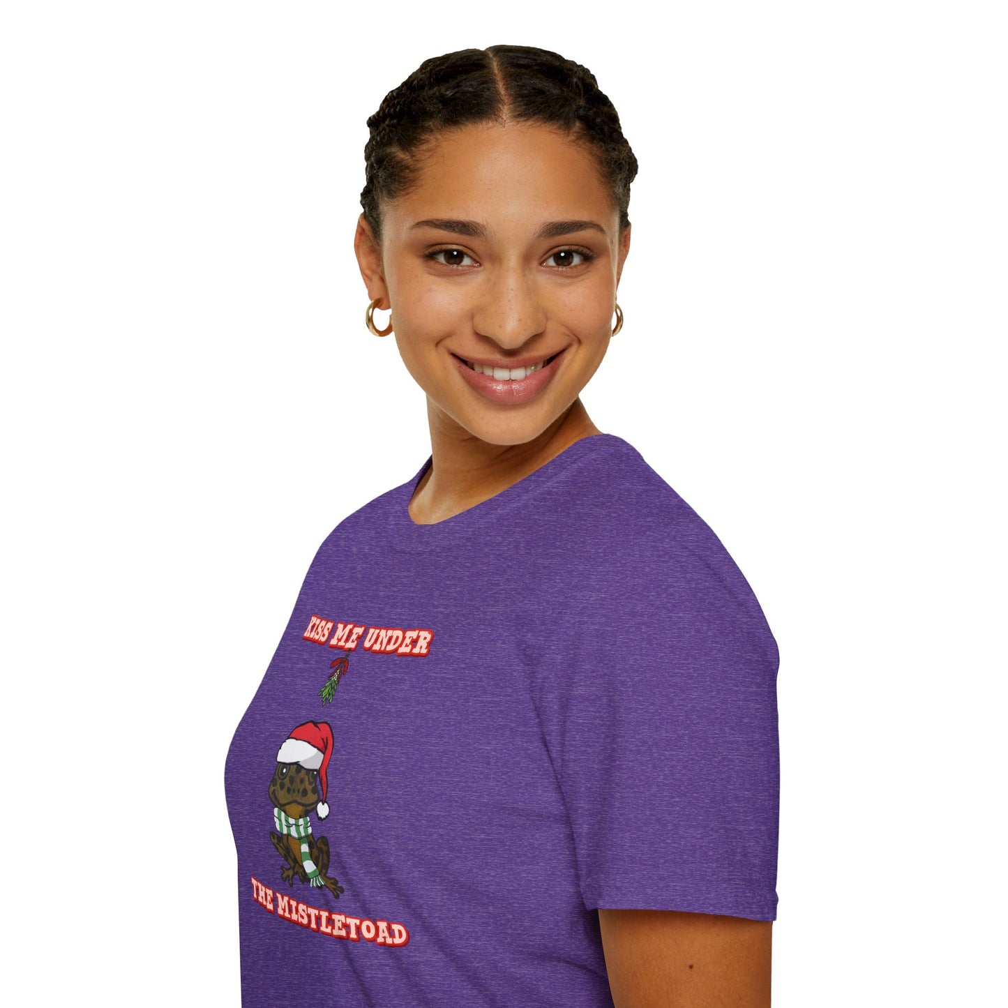 Kiss Me Under the MistleToad - Unisex Softstyle T-Shirt