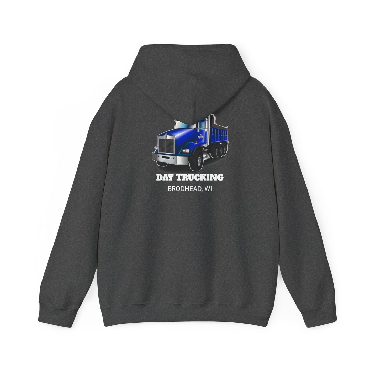 SJ Day Trucking - Hoodie FRONT AND BACK DESIGNS - Unisex Heavy Blend™ Hooded Sweatshirt