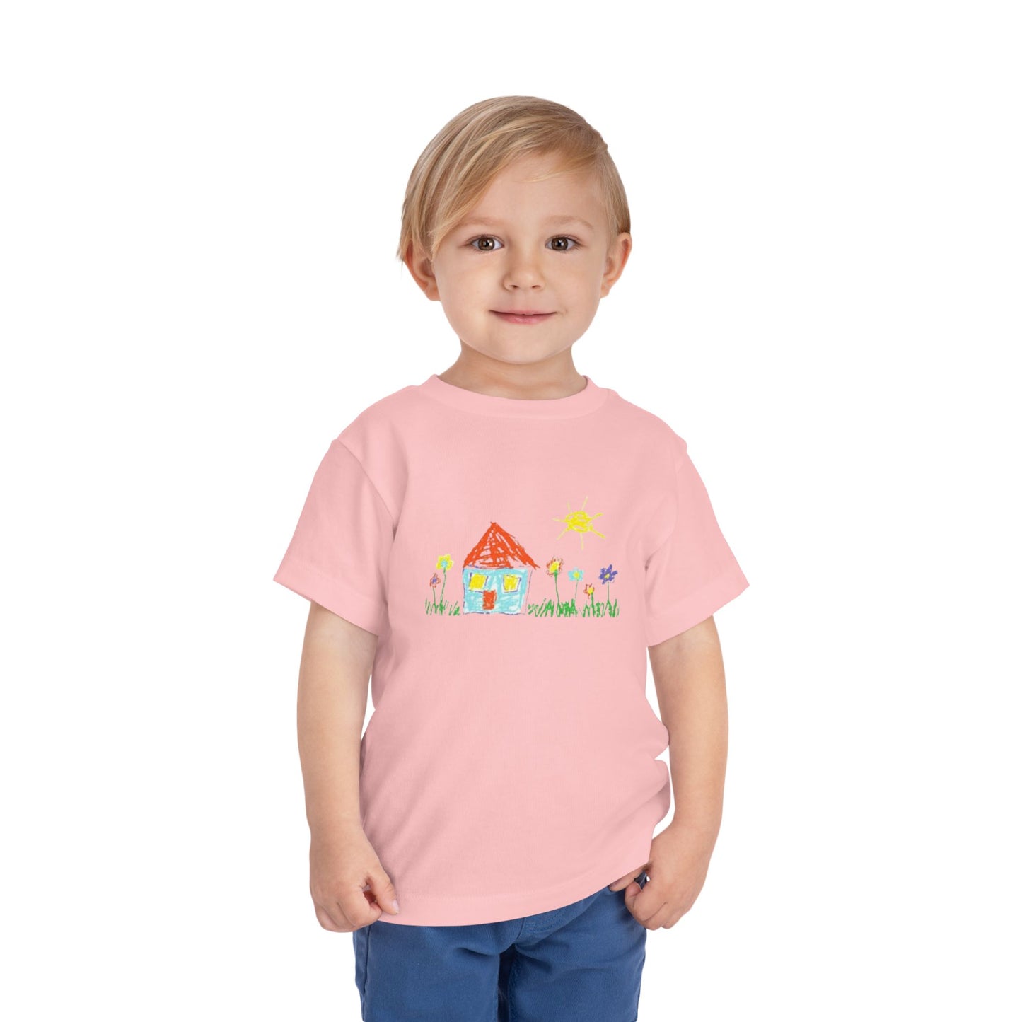 Your Childs Art on a Shirt - Toddler Short Sleeve Tee