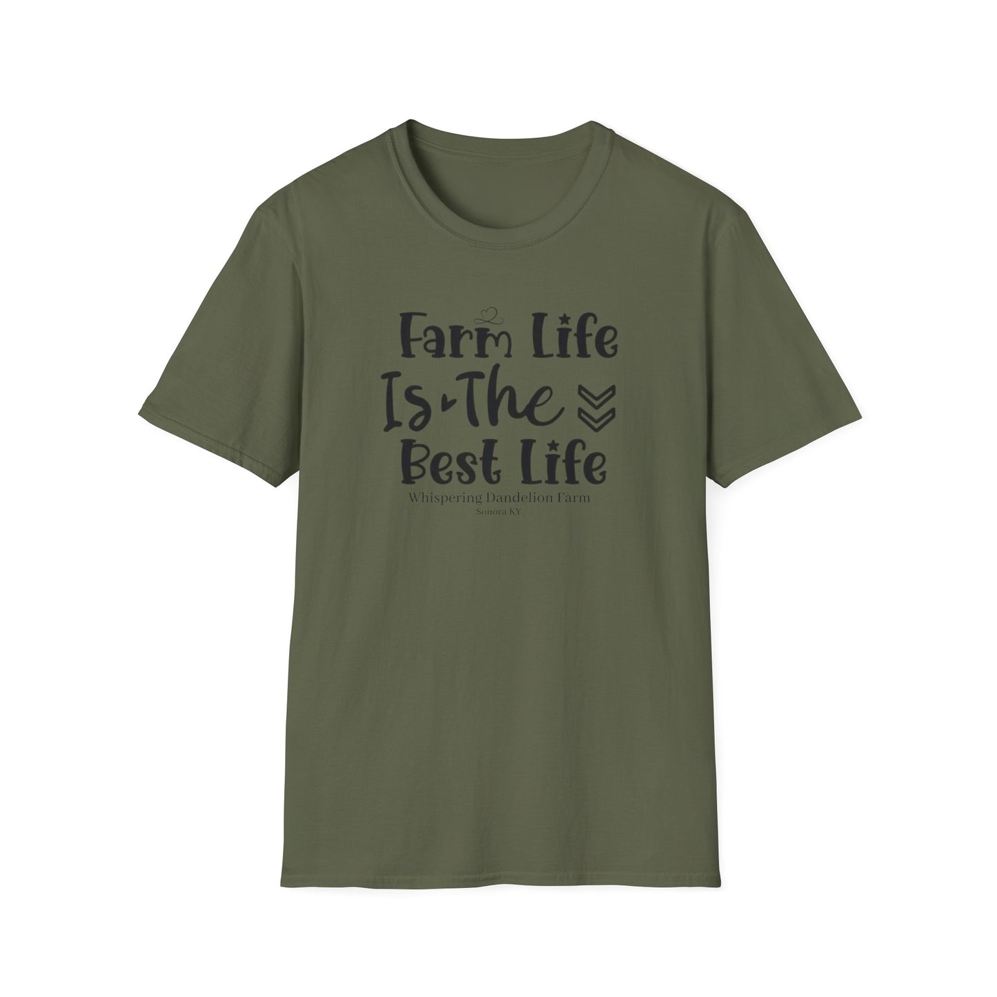 Farm Life is the Best Life WDF - Unisex Softstyle T-Shirt