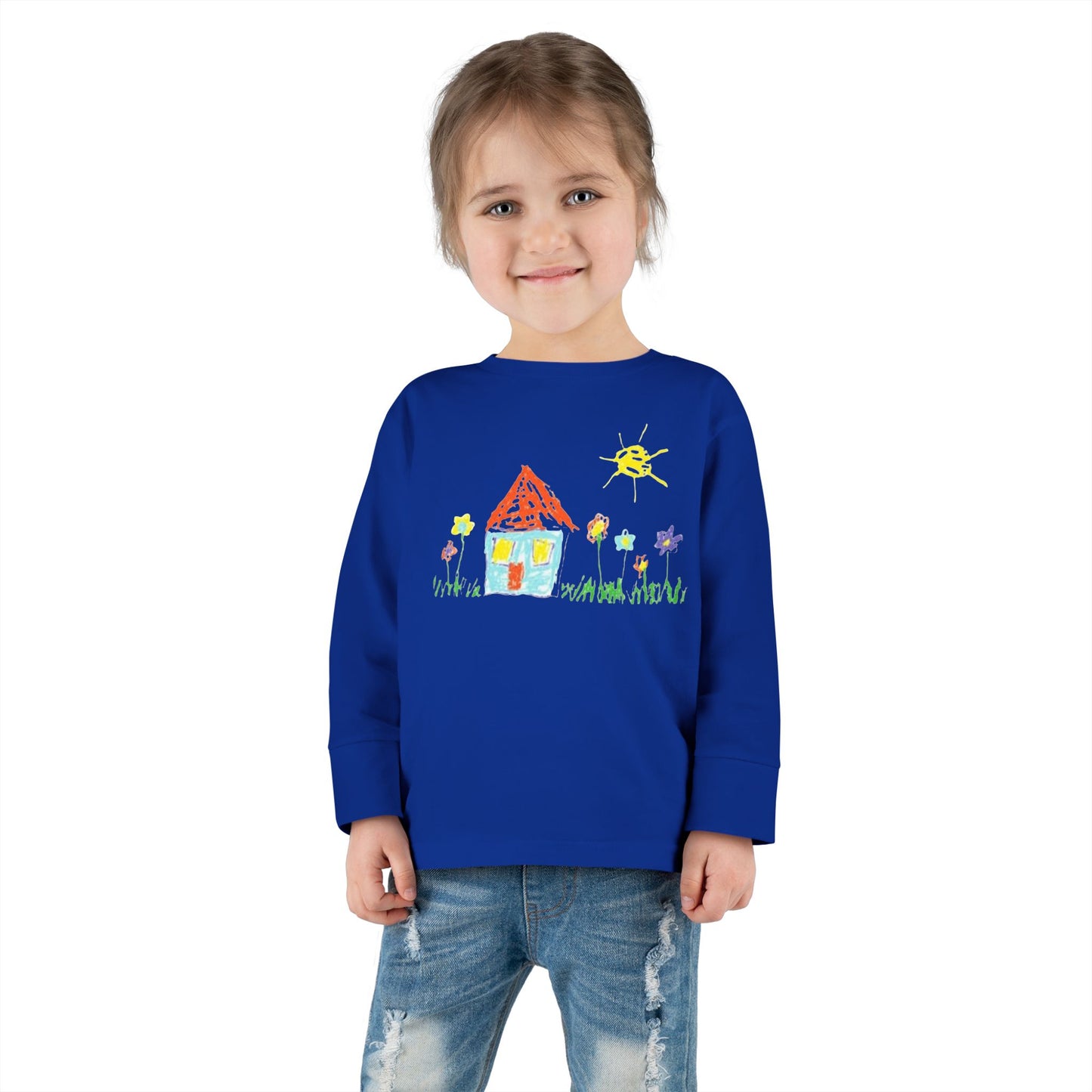 Your Child’s Art on a Shirt - Toddler Long Sleeve Tee