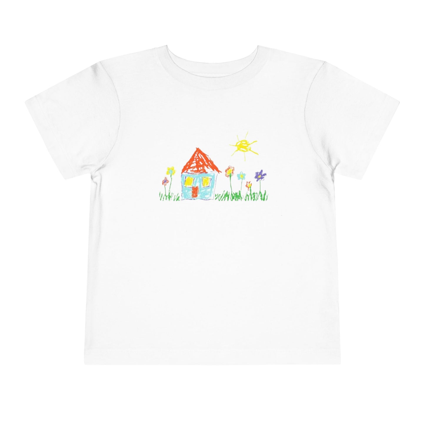 Your Childs Art on a Shirt - Toddler Short Sleeve Tee