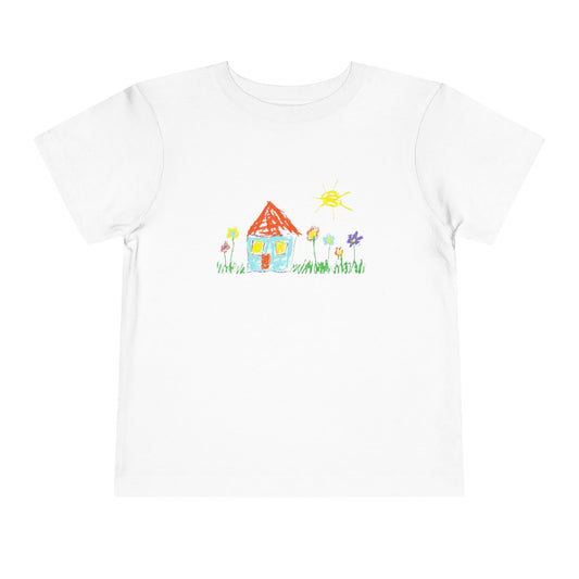 Your Childs Art on a Shirt - Toddler Short Sleeve Tee