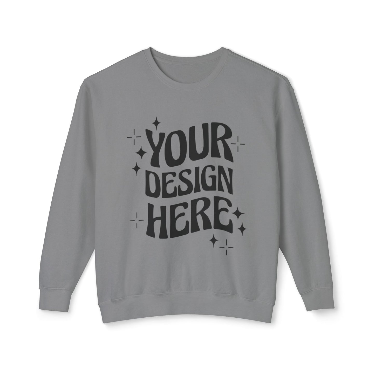 Custom - Unisex Lightweight Crewneck Sweatshirt