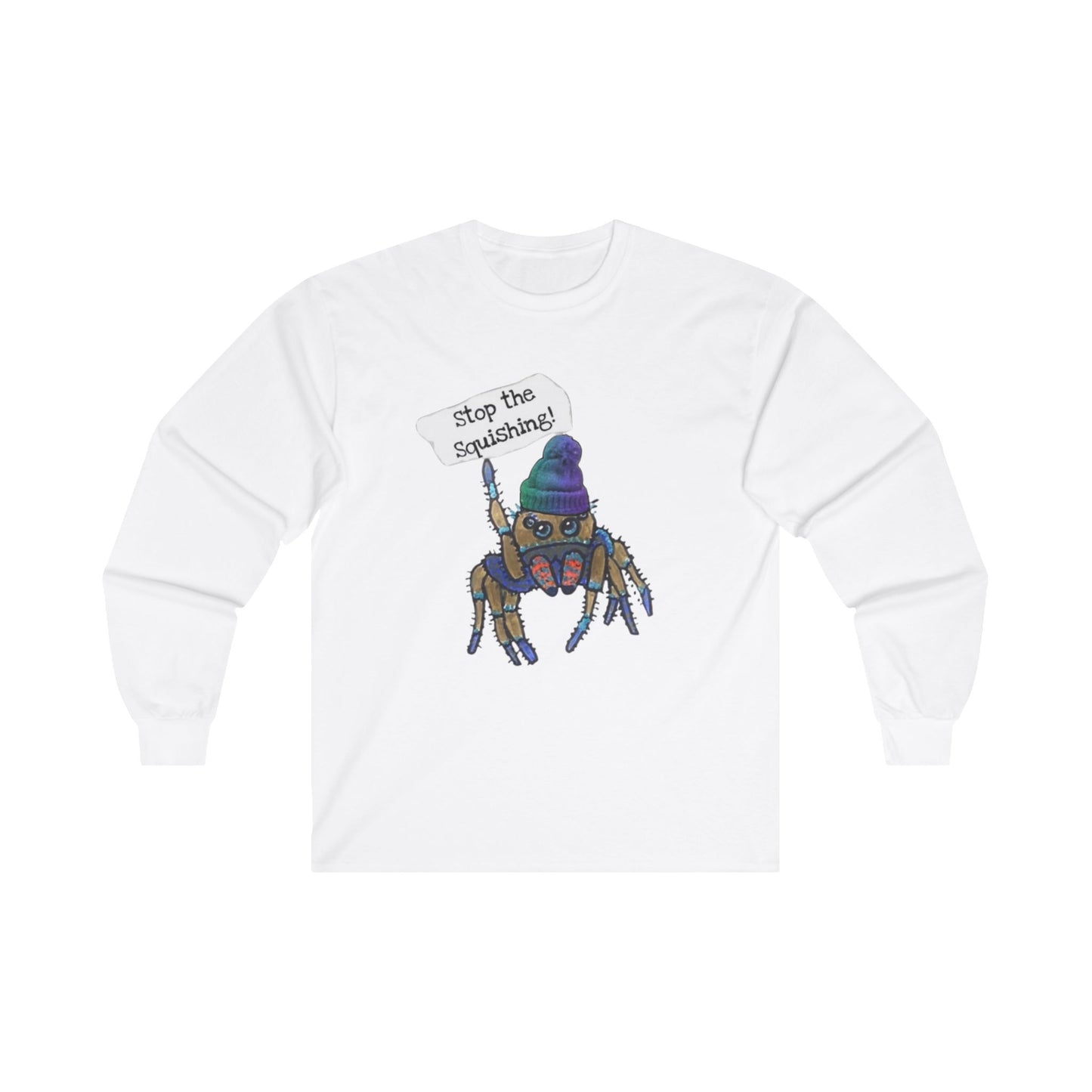 Stop The Squishing - Unisex Ultra Cotton Long Sleeve Tee