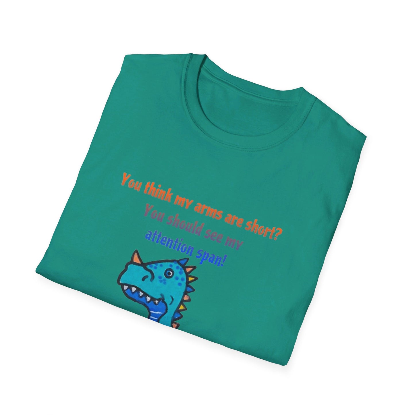 T-Tex Attention Span ADHD - Unisex Softstyle T-Shirt