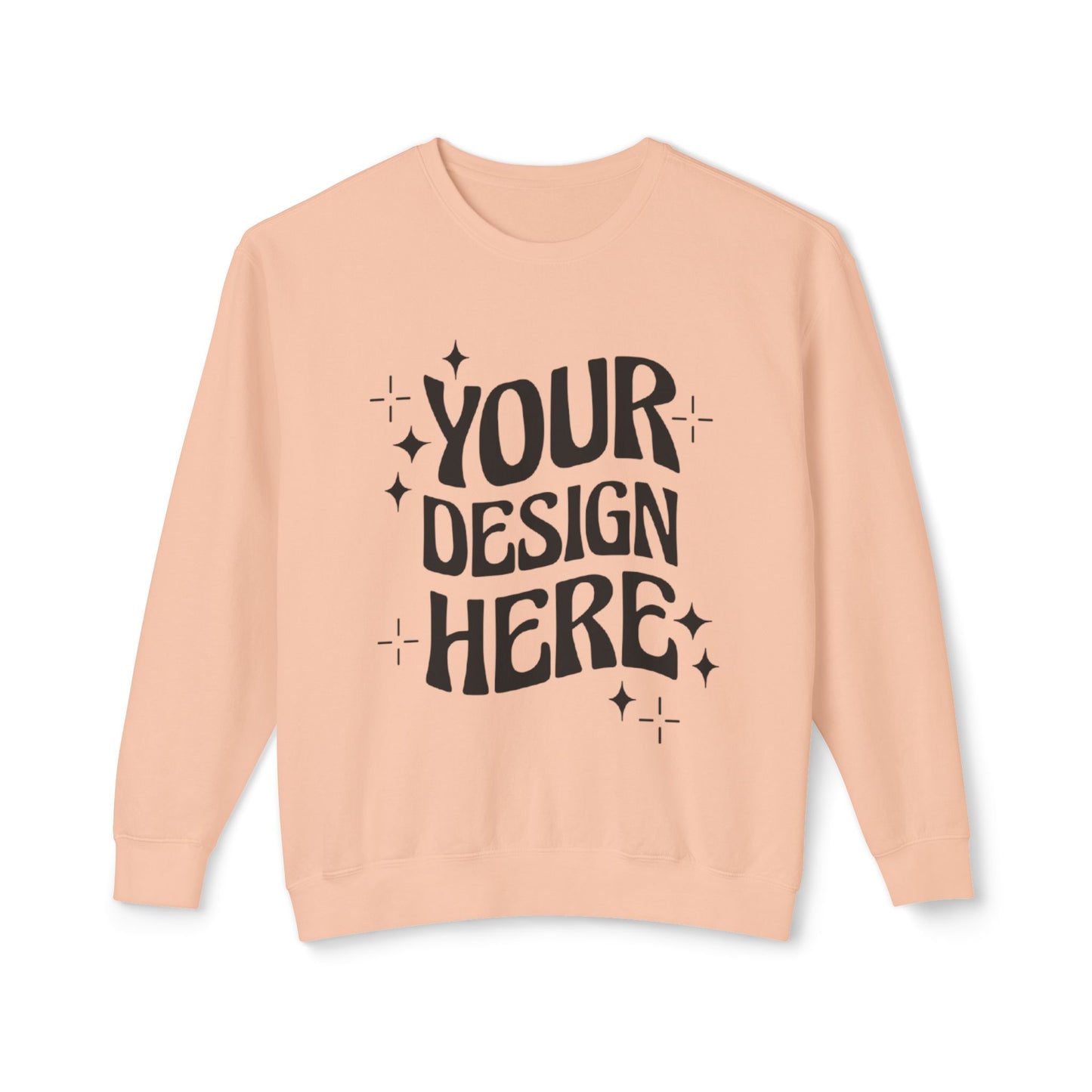 Custom - Unisex Lightweight Crewneck Sweatshirt