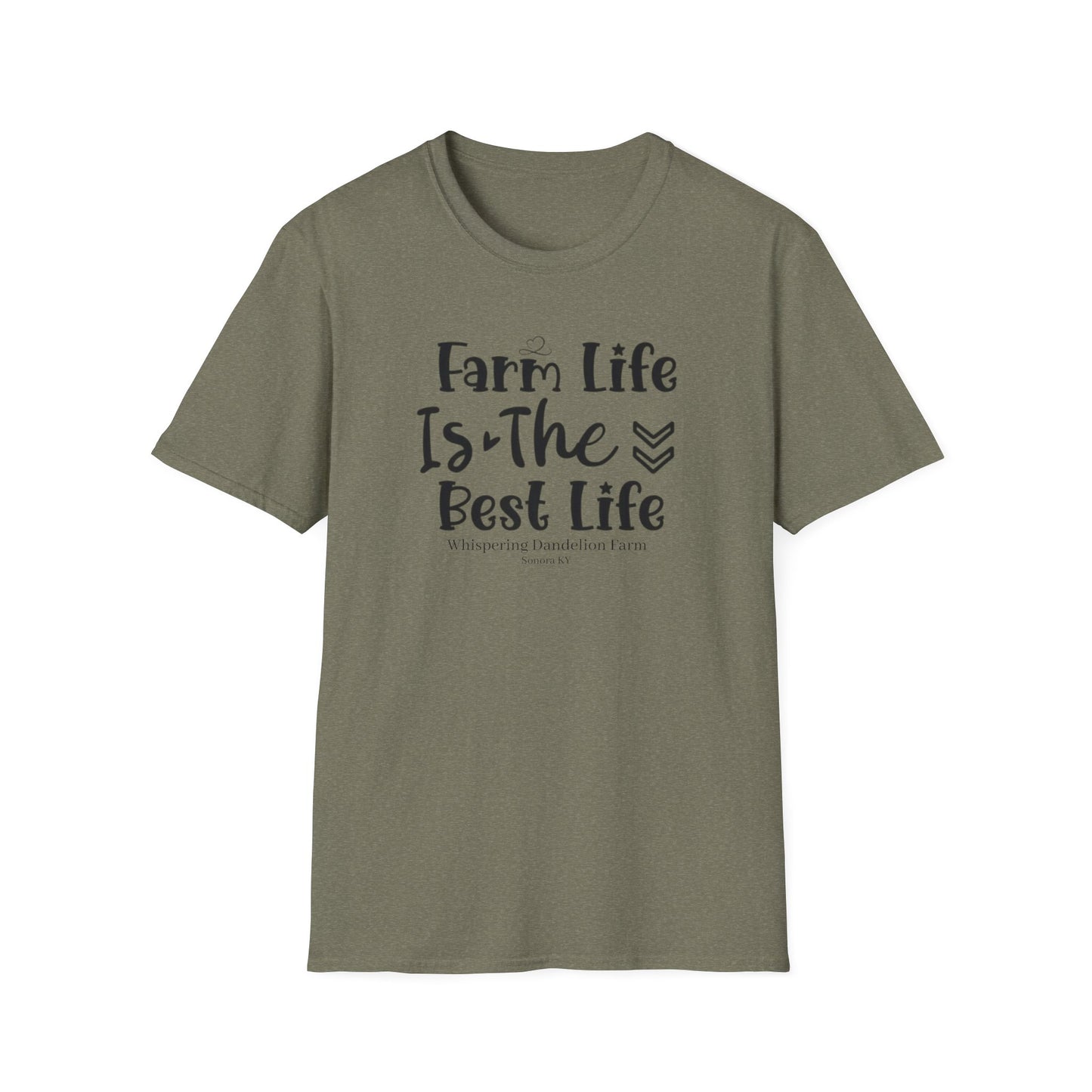 Farm Life is the Best Life WDF - Unisex Softstyle T-Shirt