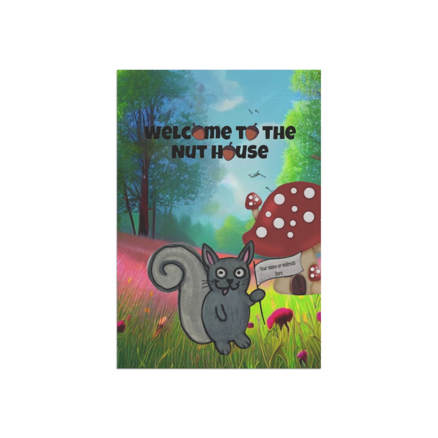 Welcome to The Nut House Shroom Room - Garden & House Banner