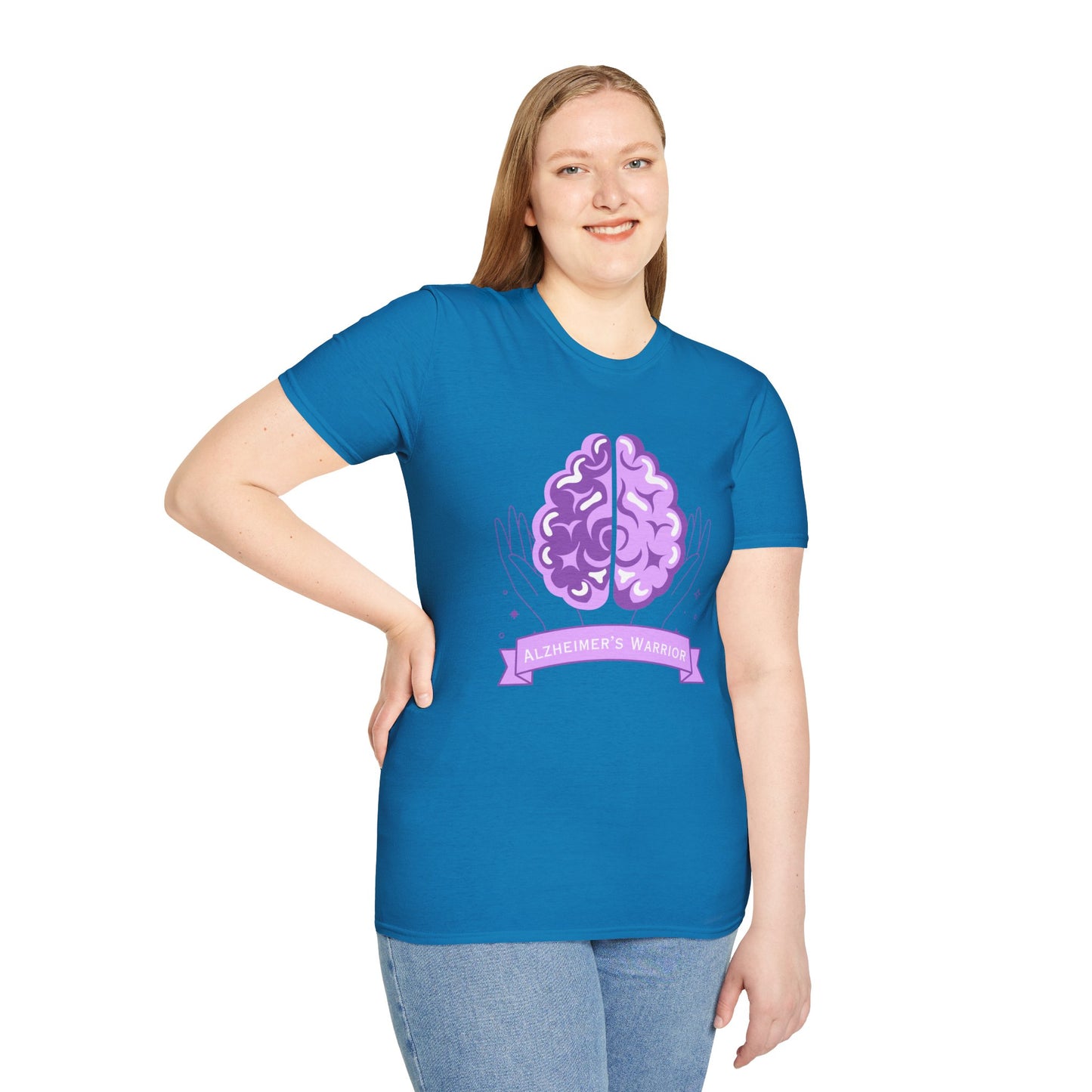 Alzheimer's Warrior - Unisex Softstyle T-Shirt