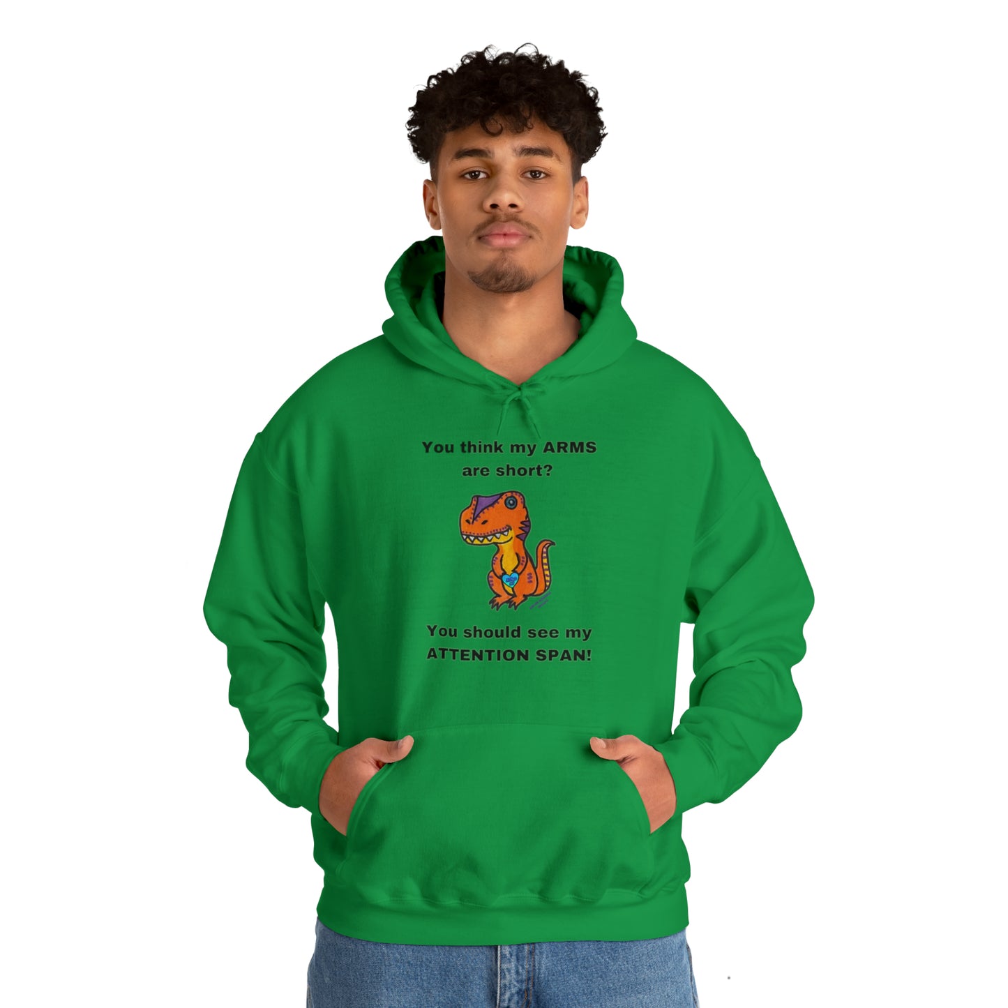 You think my arms are short... - Unisex Heavy Blend™ Hooded Sweatshirt