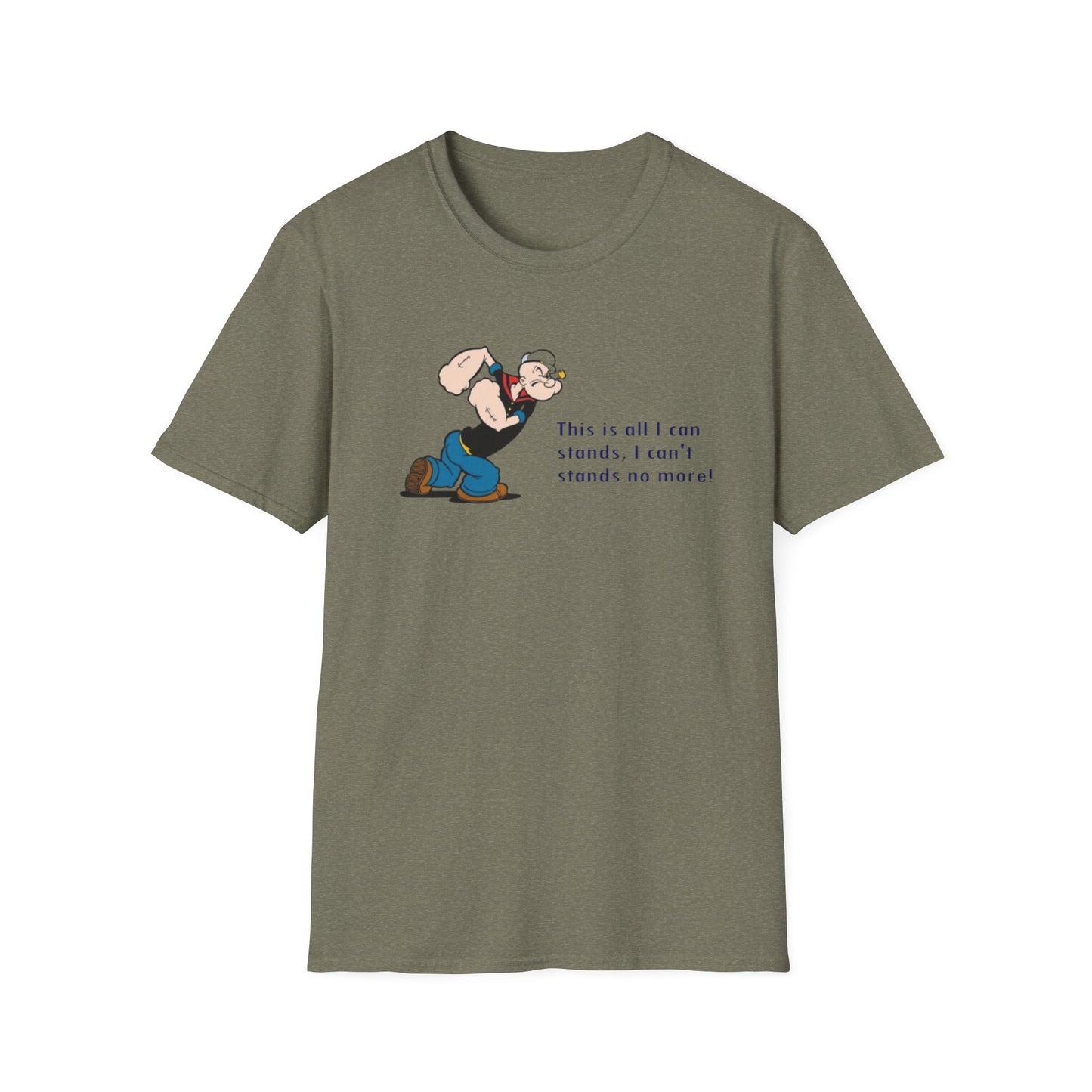 Popeye - Unisex Softstyle T-Shirt | Comfortable Everyday Wear | Perfect for Casual Outings