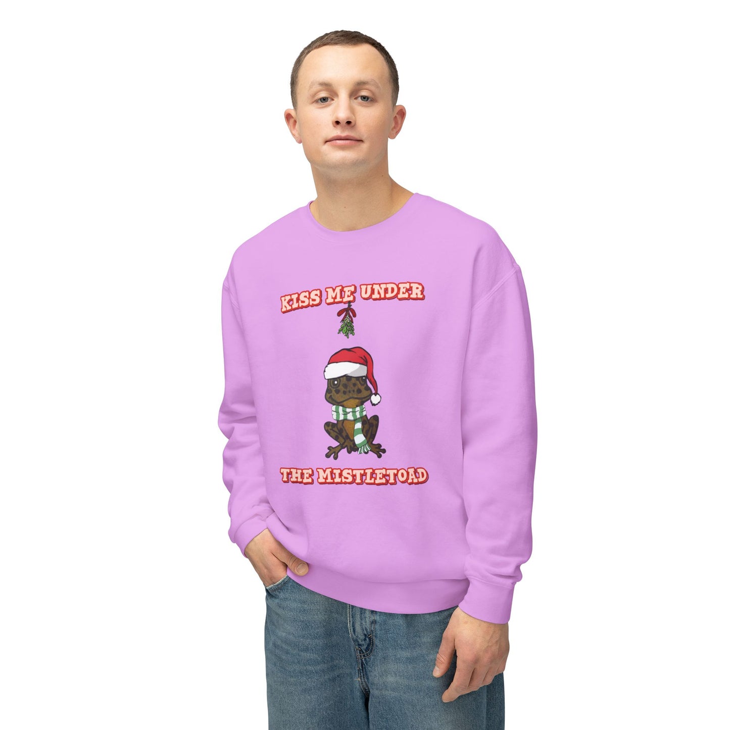 MistleToad - Unisex Lightweight Crewneck Sweatshirt