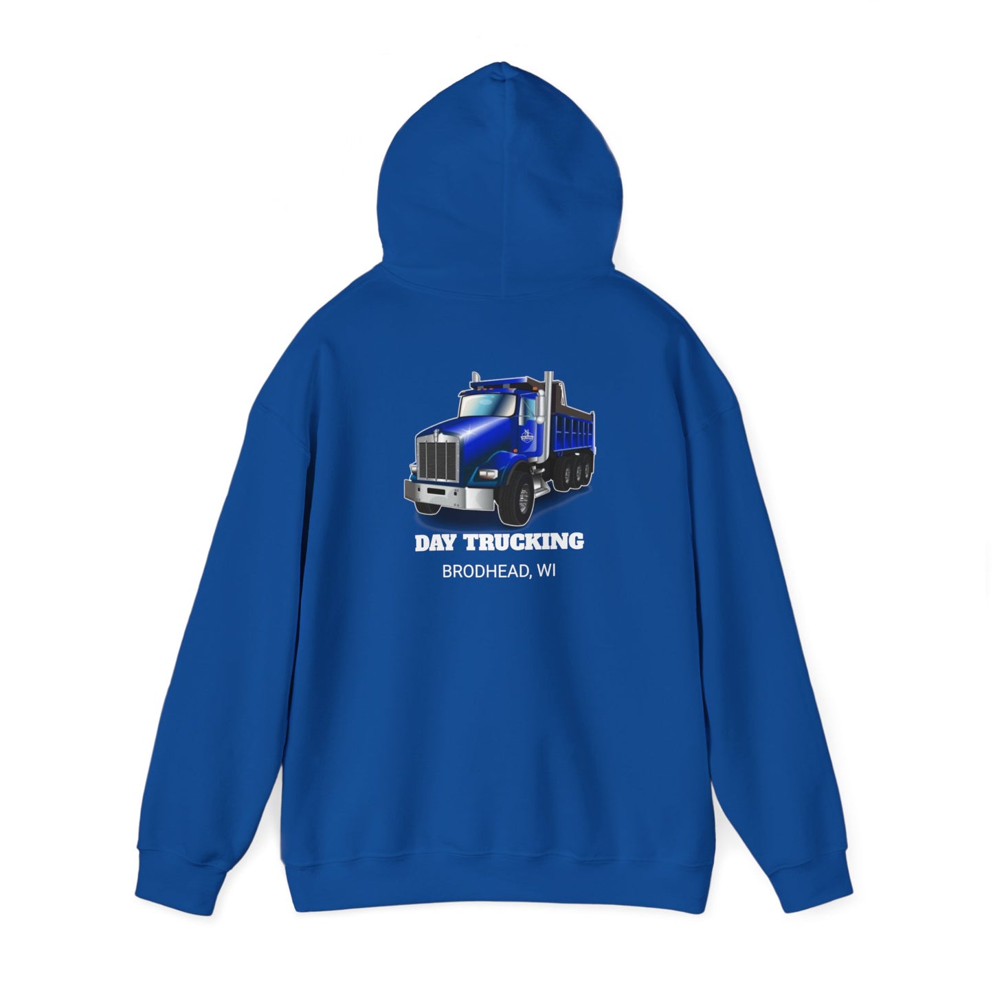 SJ Day Trucking - Hoodie FRONT AND BACK DESIGNS - Unisex Heavy Blend™ Hooded Sweatshirt