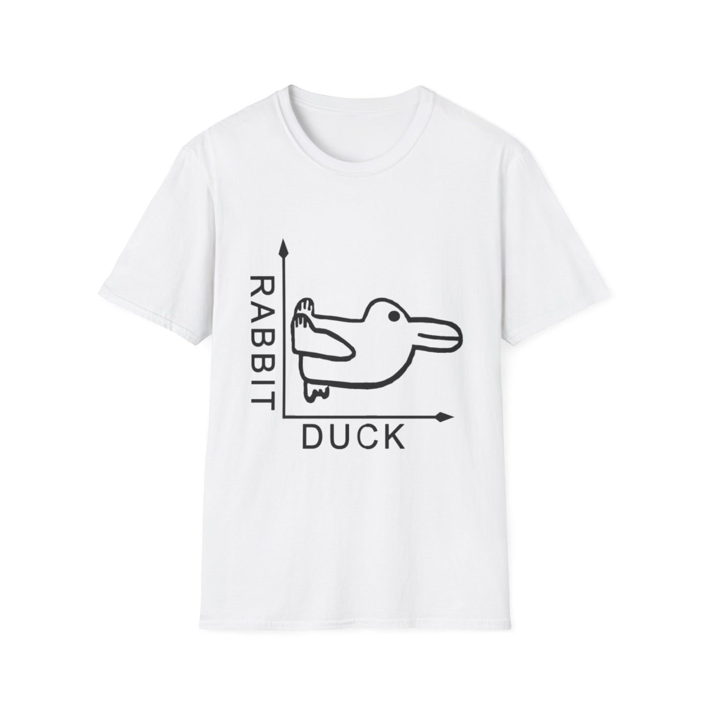 Rabbit Duck - Unisex Softstyle T-Shirt