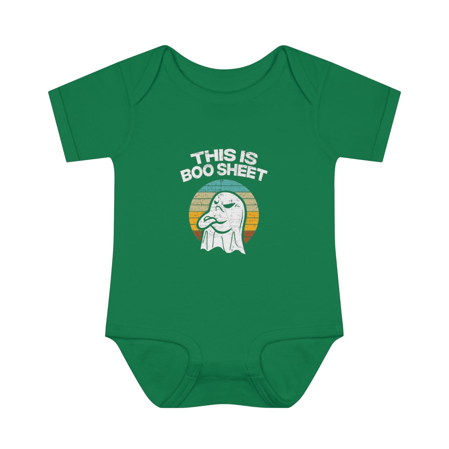 This is Boo Sheet - Infant Baby Rib Bodysuit