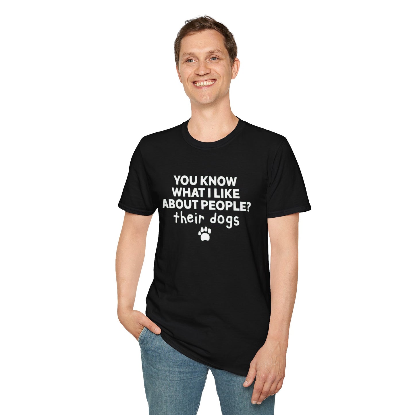 You know what I like about people - Unisex Softstyle T-Shirt | Comfortable Everyday Wear | Perfect for Casual Outings