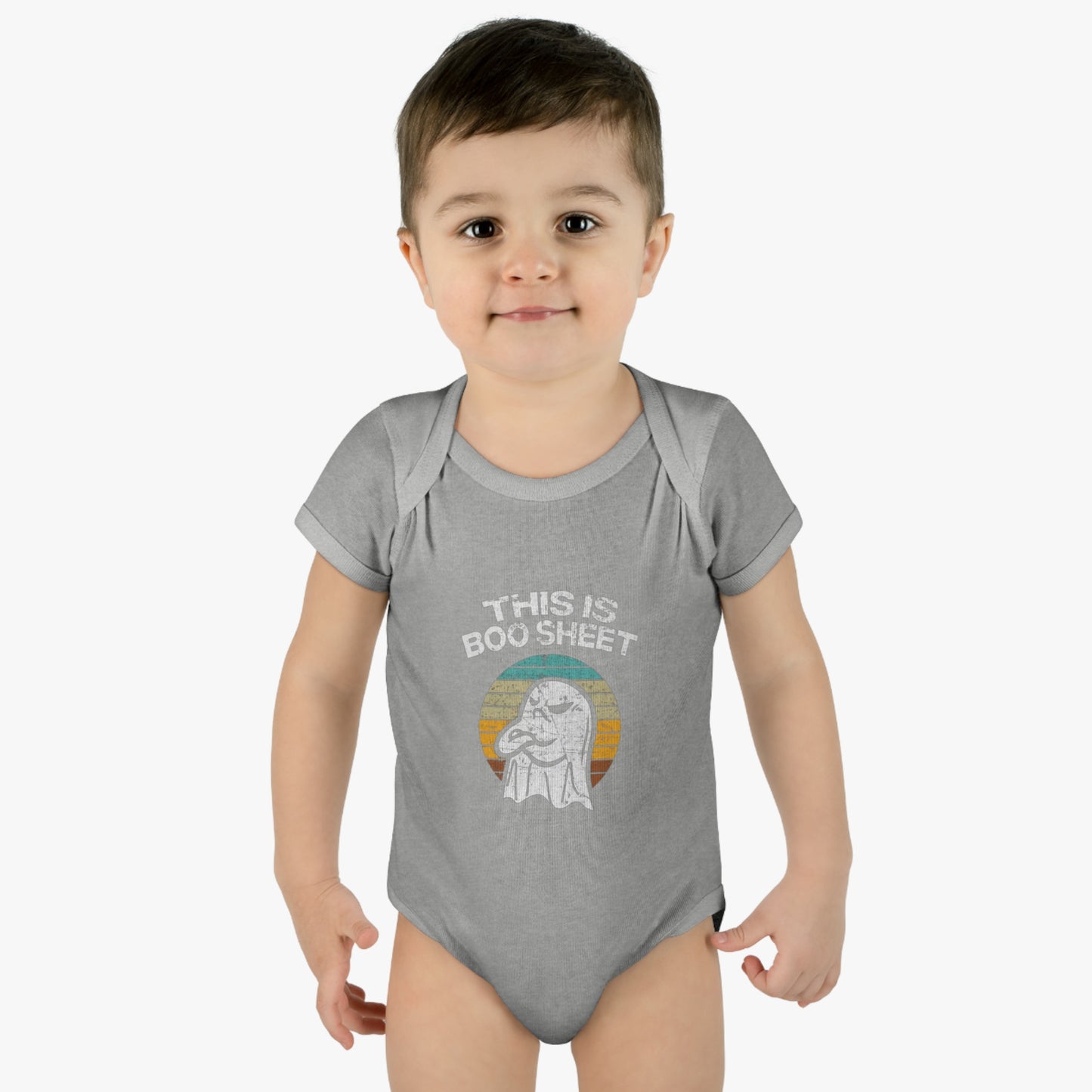 This is Boo Sheet - Infant Baby Rib Bodysuit