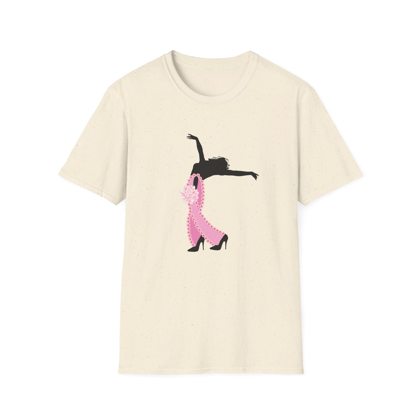 Breast Cancer Awareness Dancer- Unisex Softstyle T-Shirt