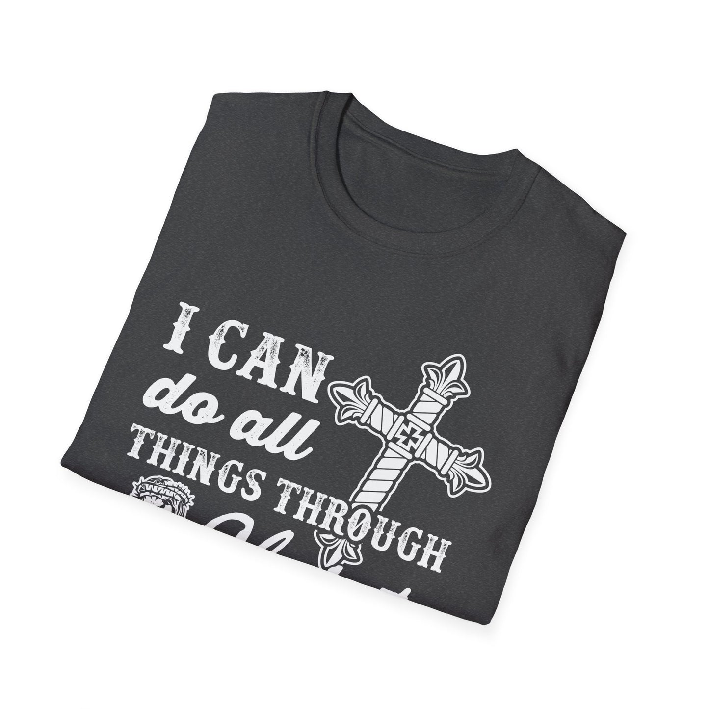 I can do all things through Christ  - Unisex Softstyle T-Shirt