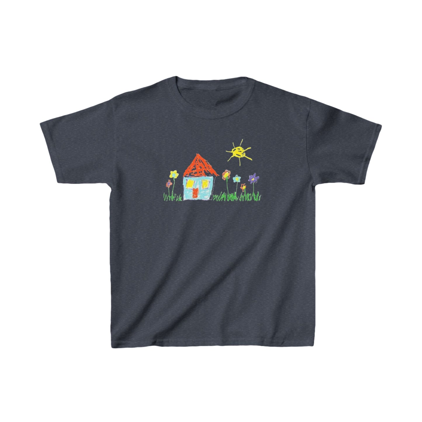 Your Childs Art on a Shirt - Kids Heavy Cotton™ Tee