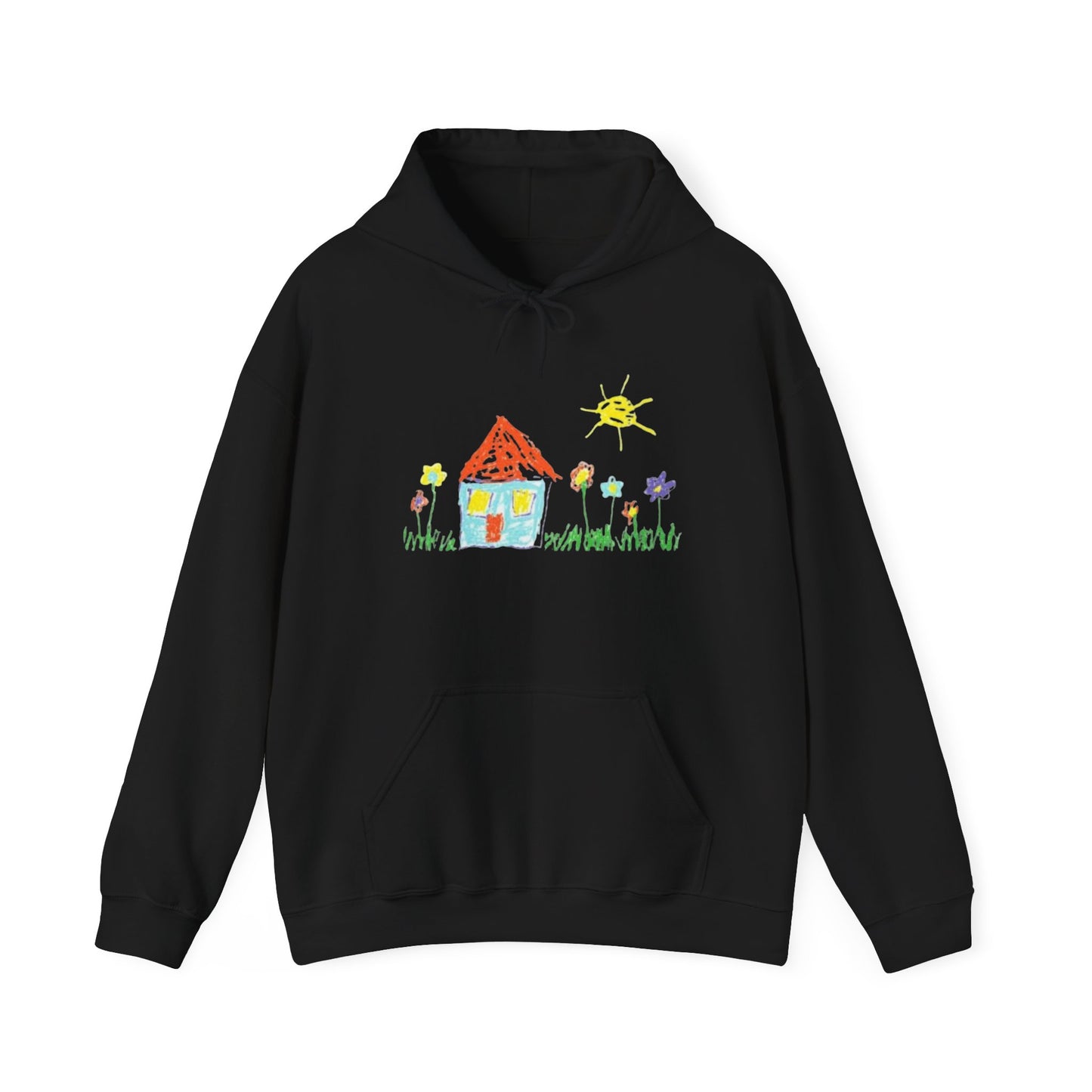 Your Childs Art on a Shirt - Adult Unisex Heavy Blend™ Hooded Sweatshirt