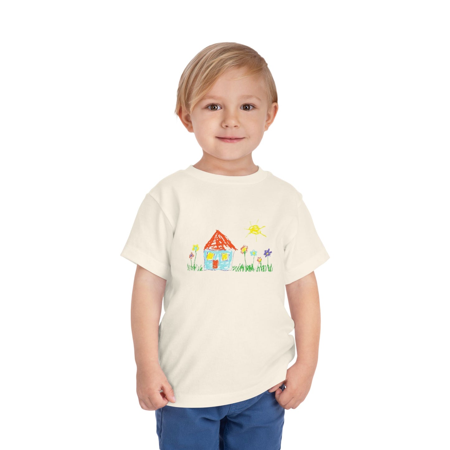 Your Childs Art on a Shirt - Toddler Short Sleeve Tee