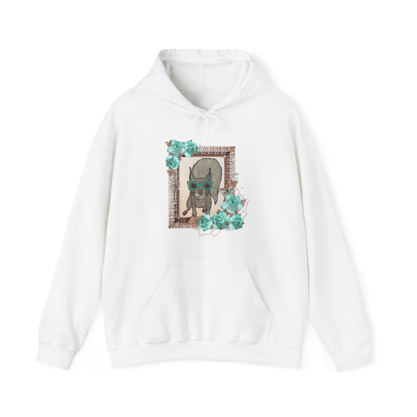 Portrait of a Squirrel - Unisex Heavy Blend™ Hooded Sweatshirt