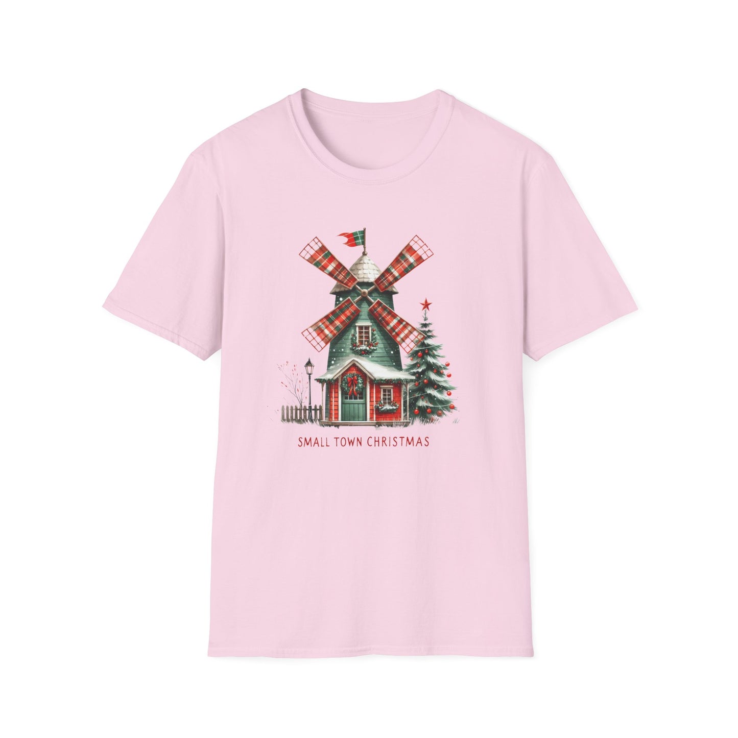 Small Town Christmas - Unisex Softstyle T-Shirt