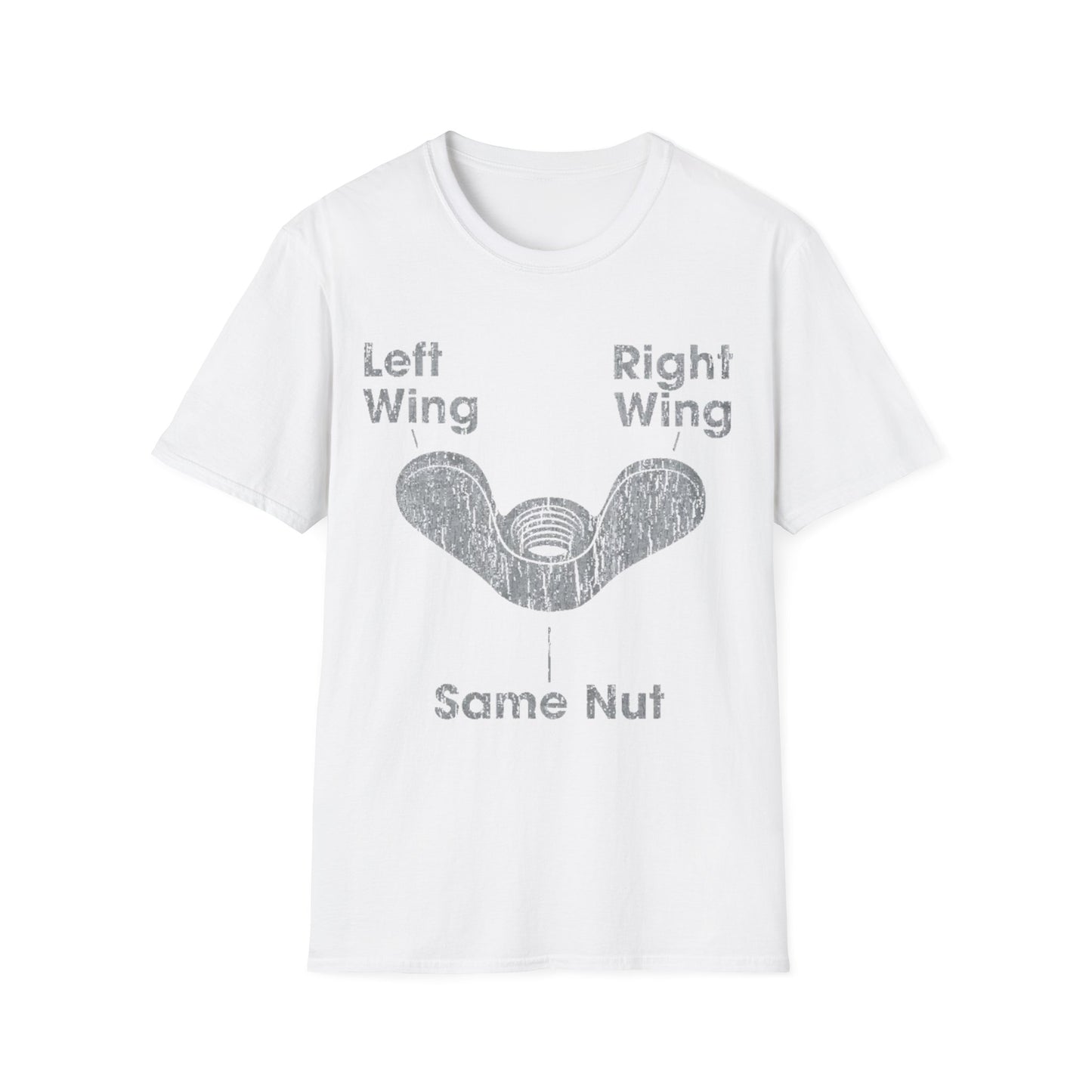 Left Wing Right Wing Same Nut - Unisex Softstyle T-Shirt