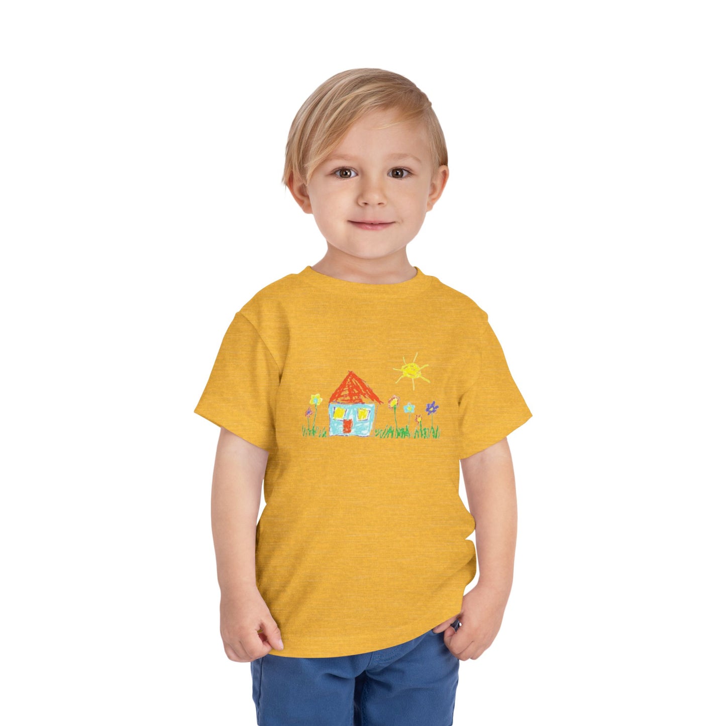 Your Childs Art on a Shirt - Toddler Short Sleeve Tee