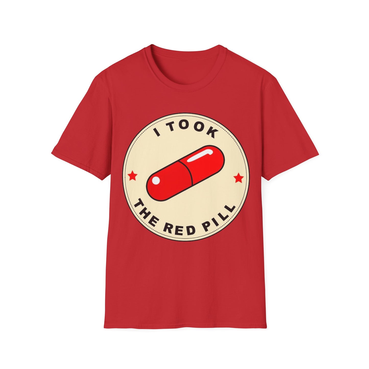 I took the Red Pill - Unisex Softstyle T-Shirt