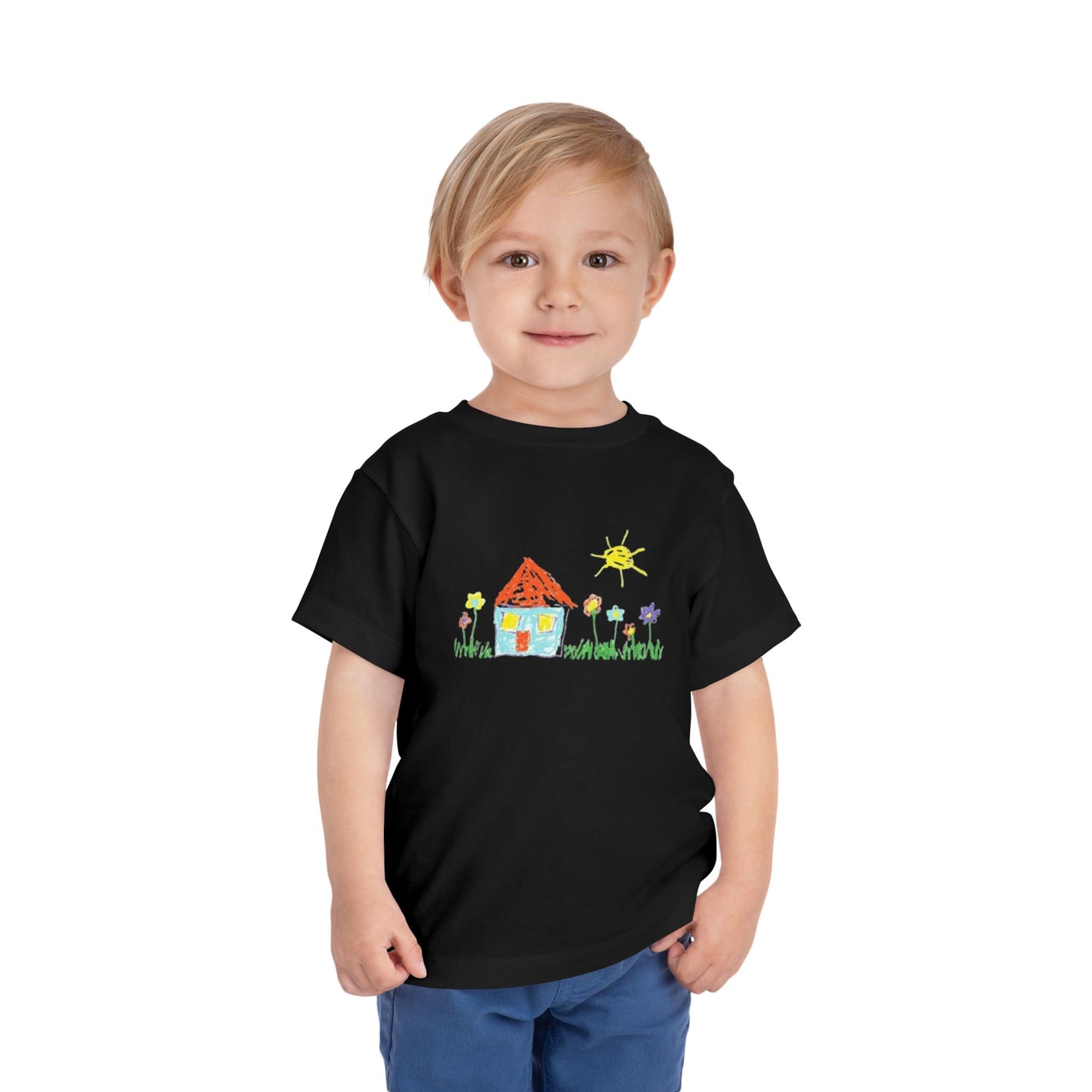 Your Childs Art on a Shirt - Toddler Short Sleeve Tee