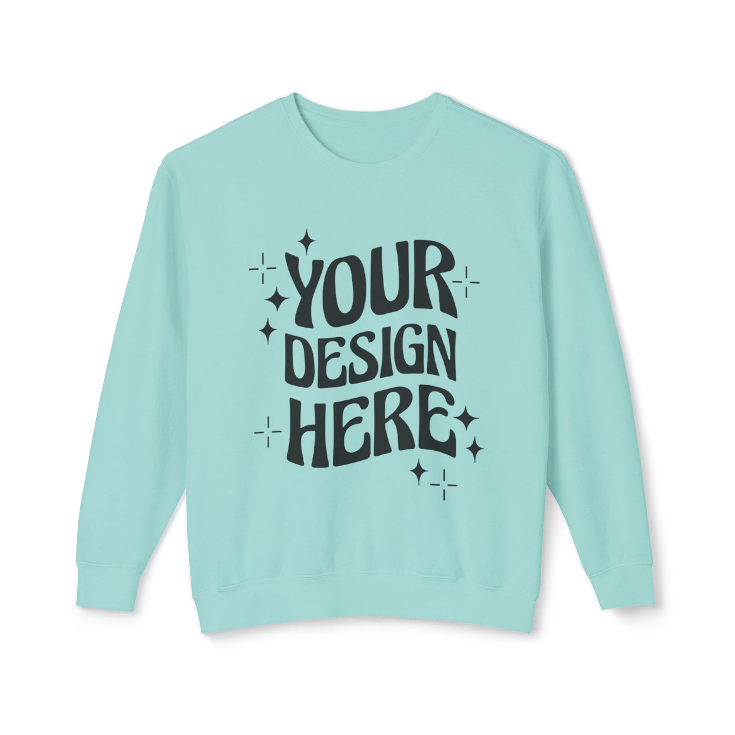 Custom - Unisex Lightweight Crewneck Sweatshirt