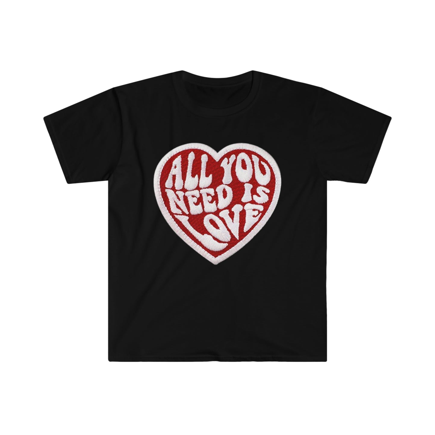 All you need is love Patch - Unisex Softstyle T-Shirt