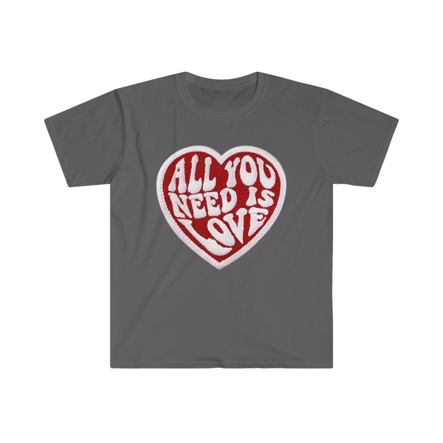 All you need is love Patch - Unisex Softstyle T-Shirt